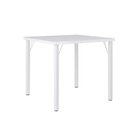 Mesa Para Sala De Jantar 90cm Quadrada Luca Branco