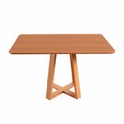 Mesa Para Sala De Jantar 90cm Sofisticada Com Tampo Laminado