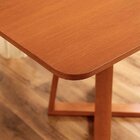 Mesa Para Sala De Jantar 90cm Sofisticada Com Tampo Laminado