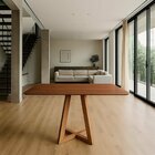 Mesa Para Sala De Jantar 90cm Sofisticada Com Tampo Laminado