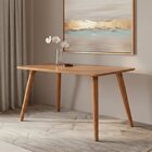 Mesa Para Sala De Jantar Adele 130 Cm Sem Vidro Madeira/ Cina