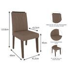 Mesa Para Sala De Jantar Agata 180 X 90 Cm E 6 Cadeiras Nicol