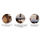 Mesa Para Sala De Jantar Agata 180 X 90 Cm E 6 Cadeiras Nicol