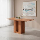 Mesa Para Sala De Jantar Ariela 130 Cm Sem Vidro Cinamomo