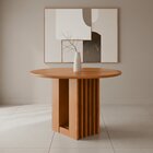 Mesa Para Sala De Jantar Ariela Redonda 109 Cm Sem Vidro Cina