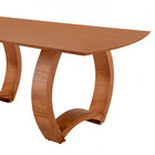 Mesa Para Sala De Jantar Bali 180cm Madeira Tampo Barril Lami