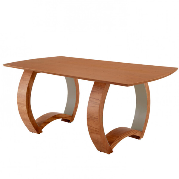 Mesa Para Sala De Jantar Bali 180cm Madeira Tampo Barril Lami