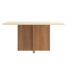 Mesa Para Sala De Jantar Brittany 1.6 Off White Noce Tampo Em