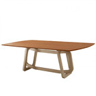 Mesa Para Sala De Jantar Charlote 180cm Madeira Tampo Barril