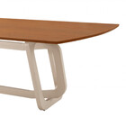 Mesa Para Sala De Jantar Charlote 180cm Madeira Tampo Barril