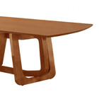 Mesa Para Sala De Jantar Charlote 220cm Madeira Tampo Barril