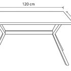 Mesa Para Sala De Jantar Com Tampo Alba Preto