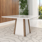 Mesa Para Sala De Jantar Com Vidro 06 A 08 Lugares 100% Mdf 1