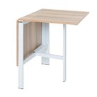 Mesa Para Sala De Jantar Dobrável 4 Lugares Izi Branco/carval