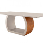 Mesa Para Sala De Jantar Ellis 180cm Laminada Em Madeira Com