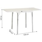 Mesa Para Sala De Jantar Flor Moderno Branco/cromado