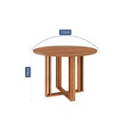 Mesa Para Sala De Jantar Flora Redonda 1,09 Cinamomo