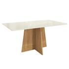 Mesa Para Sala De Jantar Kappesberg Csj411 Freijó E Off White
