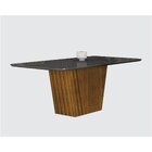 Mesa Para Sala De Jantar Liz 180cm Freijo/chumbo