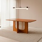 Mesa Para Sala De Jantar Louise 180cmsem Vidro Cinamomo