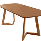 Mesa Para Sala De Jantar Munique 180cm Madeira Tampo Barril L