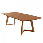 Mesa Para Sala De Jantar Munique 220cm Madeira Tampo Barril L