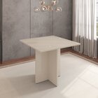 Mesa Para Sala De Jantar Paris 90cm 4 Lugares Com Tampo De Vi