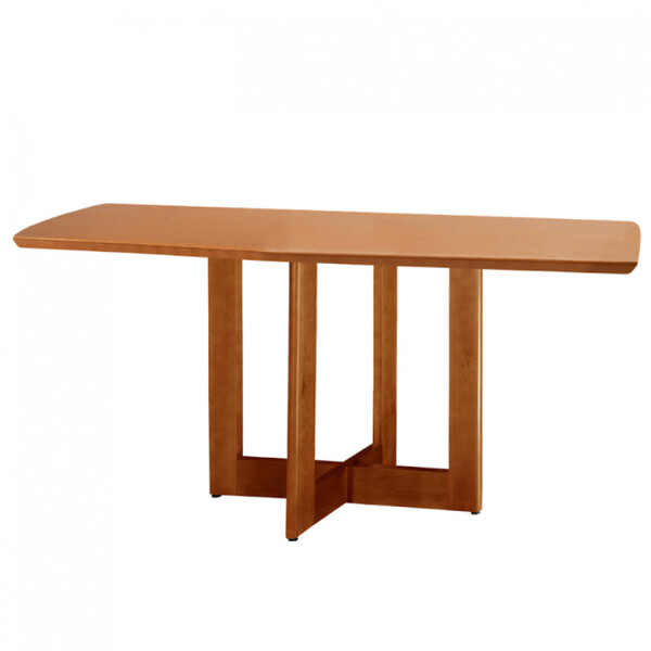 Mesa Para Sala De Jantar Patros 120cm Madeira Tampo Barril La