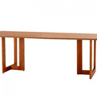 Mesa Para Sala De Jantar Patros 220cm Madeira Tampo Barril La