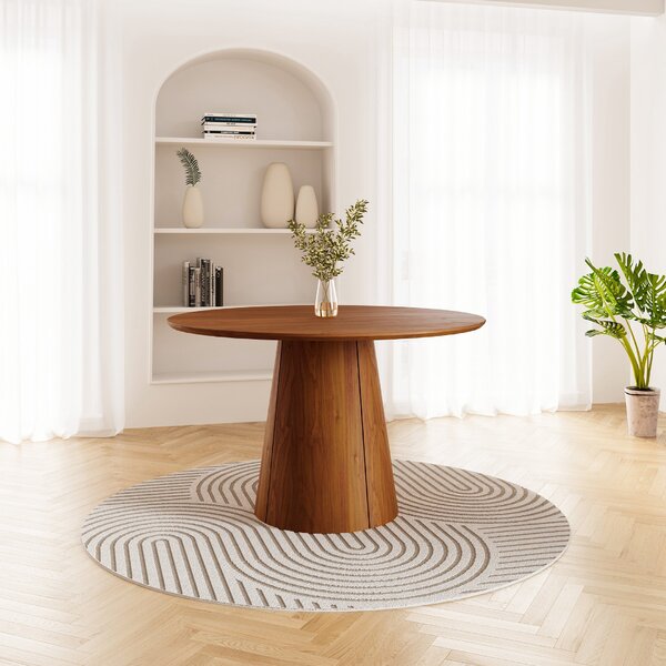 Mesa Para Sala De Jantar Redonda Baobá Cabecasa Madeiraorigin