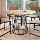 Mesa Para Sala De Jantar Redonda Durand Olmo