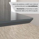 Mesa Para Sala De Jantar Retangular 120x90cm Mdf Com Vidro Im