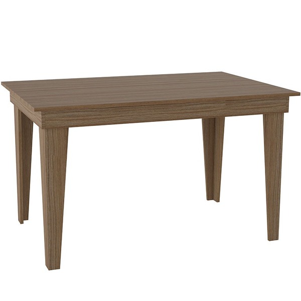 Mesa Para Sala De Jantar Retangular Com Tampo De Mdp Pm290-po