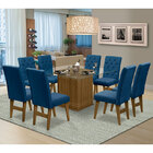 Mesa Para Sala De Jantar Saint Louis Com 8 Cadeiras – Dobuê M