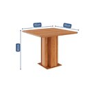 Mesa Para Sala De Jantar Sophia 0,95cm X 0,95 Sem Vidro Cinam