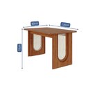 Mesa Para Sala De Jantar Valentina 130cm Sem Vidro Cinamomo