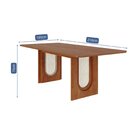 Mesa Para Sala De Jantar Valentina 210cm Retangular Sem Vidro