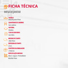 Mesa Para Sala De Jantar Vênus 240cm Madeira Tampo Barril Lam