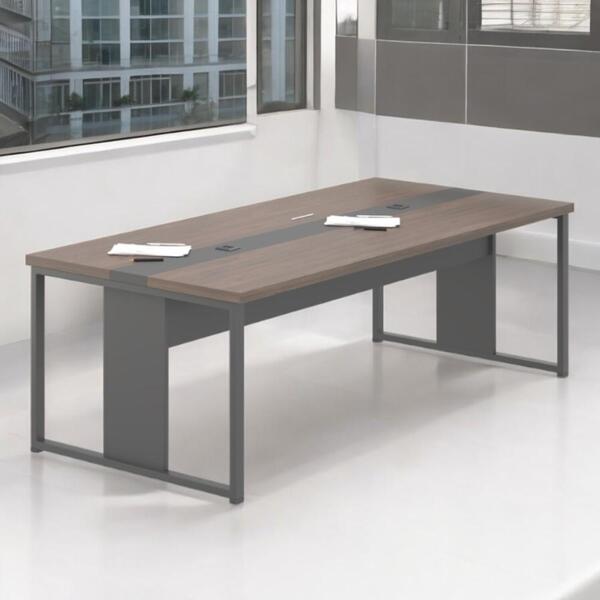 Mesa Para Sala De Reunião 4 Lugares Lazio Freijó Preto