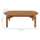 Mesa Para Sala Oval Divinópolis Cedro