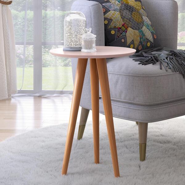 Mesa Para Sala Oval Lateral Tianjin Rose