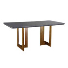 Mesa Patros 180 Cm Madeira E Vidro Mobillare