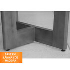 Mesa Patros 220 Cm Madeira E Vidro Mobillare