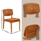 Mesa Patros Tampo 120 Laminado Barril Com 4 Cadeiras Malta Go