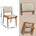 Mesa Patros Tampo 120cm Laminado Barril Com 4 Cadeiras Eva Mo