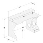 Mesa Pc Gamer Para 2 Monitores Fremont Verde