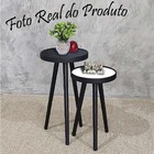 Mesa Pé Palito Lateral Pequena Canto Apoio Sofá Redonda Decor