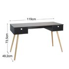 Mesa Pé Palito Martiflex Mart Home Com Duas Gavetas - Mh11 2