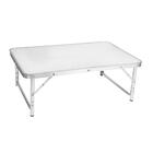 Mesa Pequena De Alumínio Dobrável Portátil Trevalla Branca