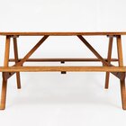 Mesa Picnic 140 X 70 Cm Stain Jatobá